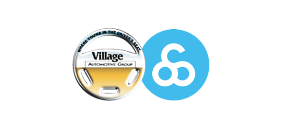 Village Automotive Group and Outsell logos