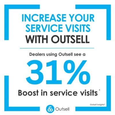 increase service visits with Outsell